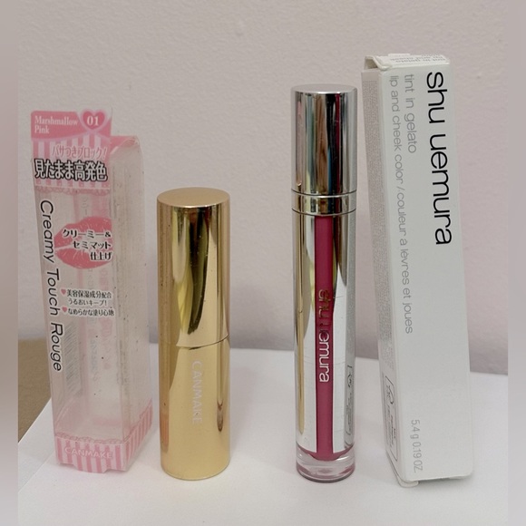 Japanese Lip Bundle (Canmake Lipstick & Shu Uemura Lip and Cheek Color) - Picture 3 of 6